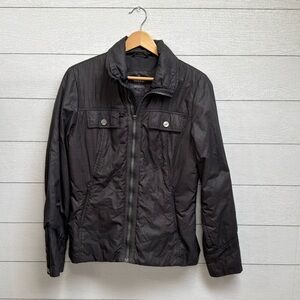 Prana Women's Down Puffer Jacket Small Grey | Yoga Travel Outdoor Adventure